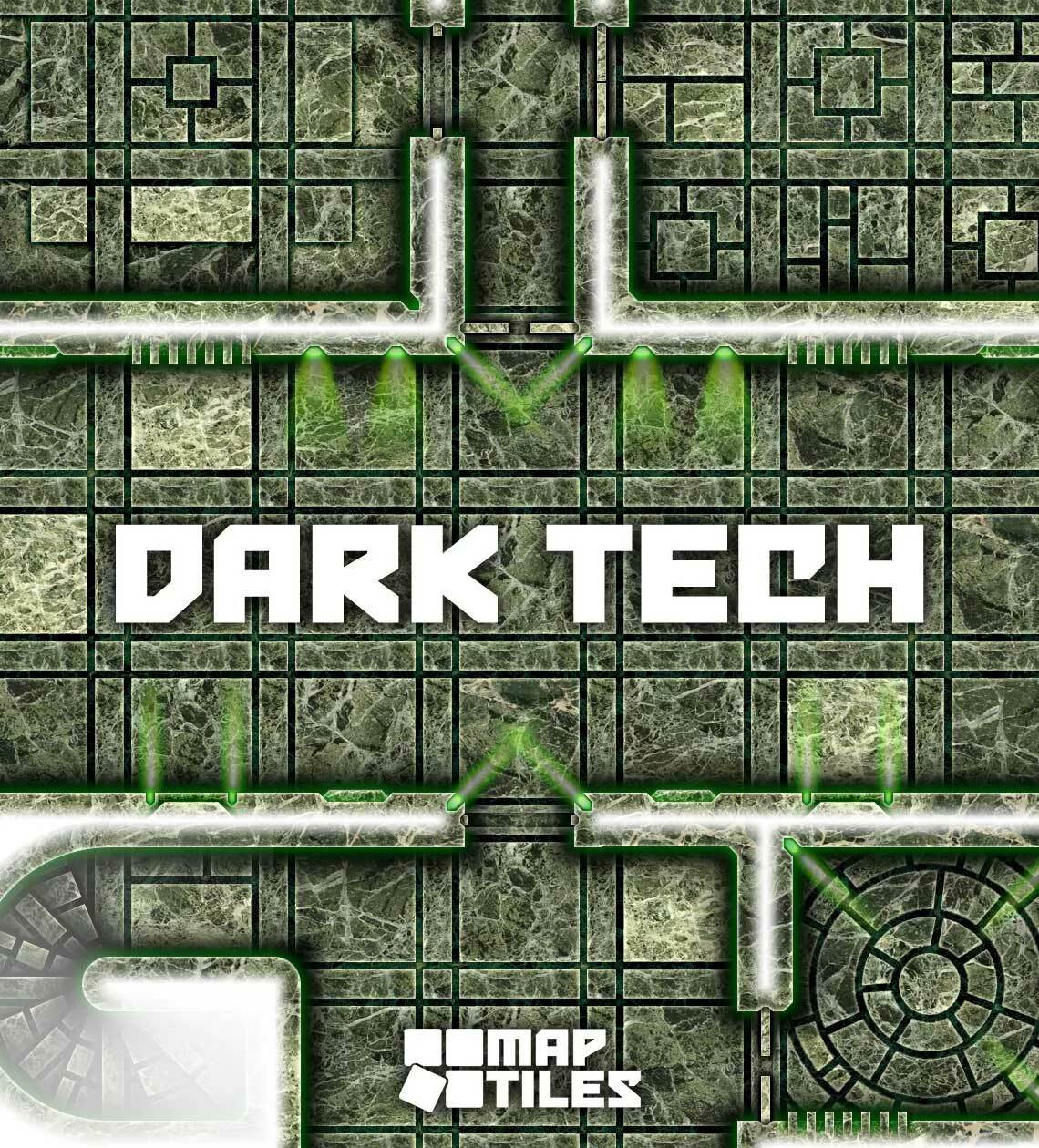 Dark Tech Map Tiles