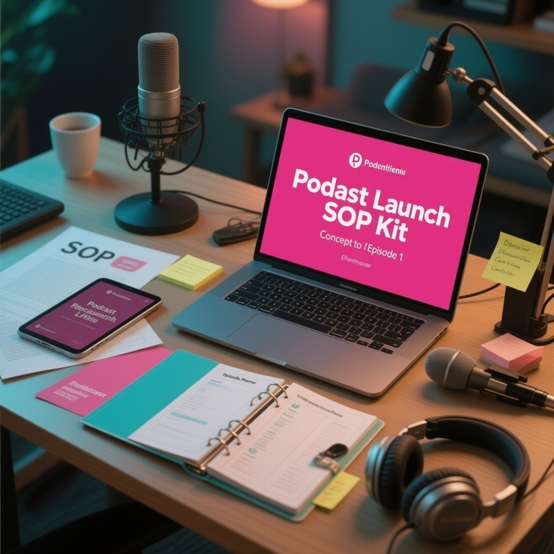 Podcast Launch SOP Kit — Complete Audio Show System for Creators