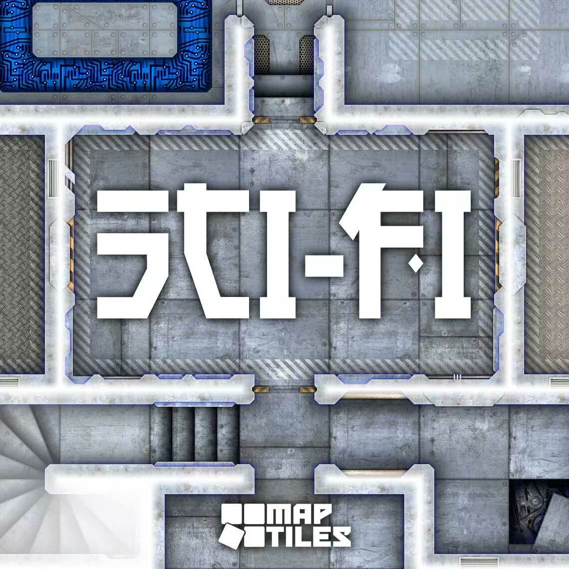 Sci-fi Map Tiles