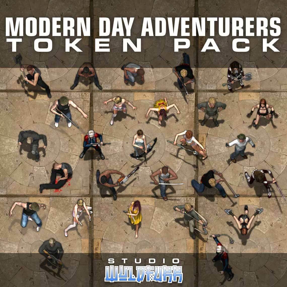 Modern Day Adventurers Token Pack